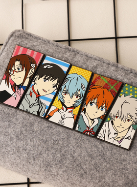 FooLii孚狸EVA新世纪福音战士仿珐琅金属徽章PIN胸针动漫周边礼物