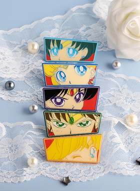 FooLii孚狸自制美少女战士金属徽章原创设计pins卡通动漫胸针现货