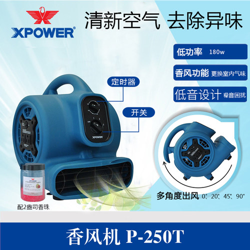 XPOWER P-250T香风机香珠宠物店除臭除异味臭氧净化清新空气 - 封面