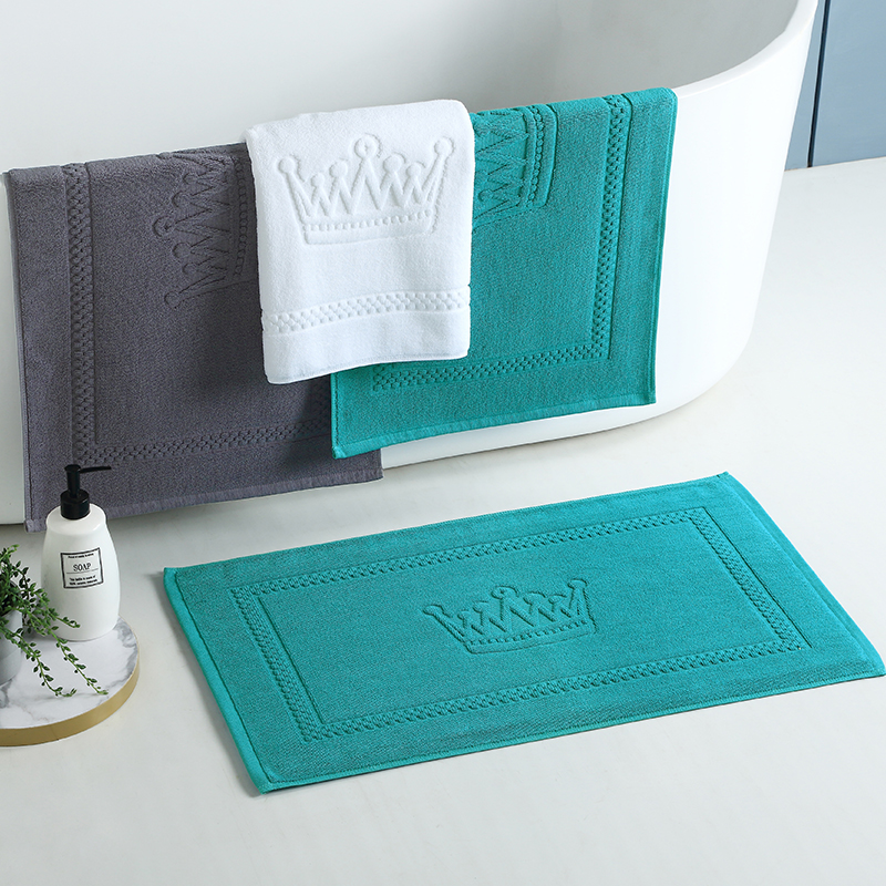 纯棉吸水卫生间家用浴室地垫