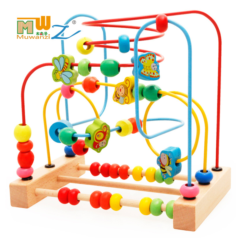 木丸子大绕珠，锻炼宝宝精细动作训练