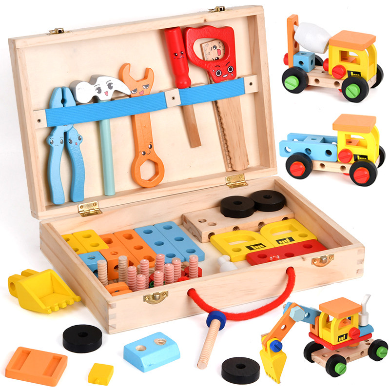 宝宝动手拆装工程车拧螺丝钉螺母组合可组装卸工具箱儿童益智玩具,玩具/童车/益智/积木/模型,螺母拆装/组合玩具,淘宝优惠券,粉丝福利购,淘宝优惠卷