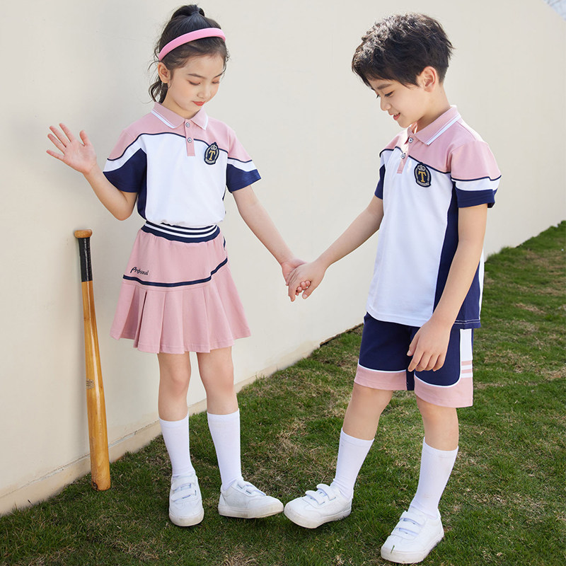 幼儿园园服中小学生套装纯棉