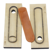 金致T081笔袋简约笔套手工皮具激光刀模可定制DIY