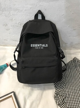 美国潮牌联名ESSENTIALS背包男双肩包女经典大容量初中大学生书包