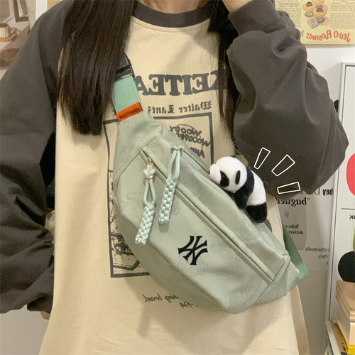 ins腰包胸包女简约百搭港风挎包