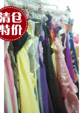 高档影楼主持礼服特价处理