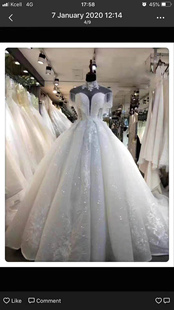 2020新款 大长拖尾复古重工超闪大气网红主婚纱出租租赁定做正品