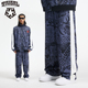 TRIBAL美式 嘻哈满印涂鸦运动街舞滑板休闲vibe风复古街头直筒长裤