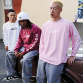 TRIBAL 街头潮牌街舞滑板情侣宽松圆领T T恤美式 STAR串标长袖