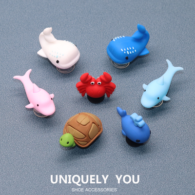 新款洞洞鞋配饰鞋花适配crocs鞋