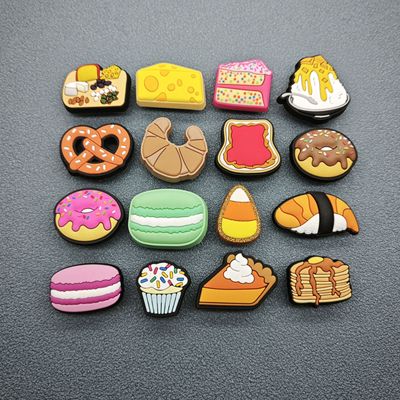 新款crocs配饰洞洞鞋鞋花卡骆驰鞋上装饰品智必星配件DIY美食系列