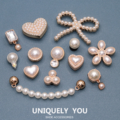 卡骆驰DIY装 新款 配饰配件 花洞洞鞋 饰智必星卡通金属珍珠 Crocs鞋