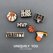 卡骆驰智必星鞋 2024新款 配件篮球主题 洞洞鞋 花 Crocs鞋 花配饰正品