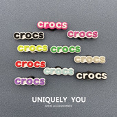 鞋 花正品 卡洛驰智必星鞋 新款 饰品 沙滩鞋 上装 英文标志 crocs洞洞鞋