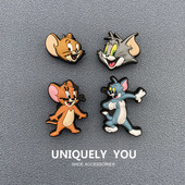 Crocs鞋 花配饰正品 洞洞鞋 新款 花 卡骆驰智必星配件猫和鼠汤姆杰瑞