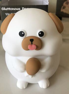 巴哥周边拍拍灯硅胶创意台灯摆件家居装饰品动物小夜灯节日礼物