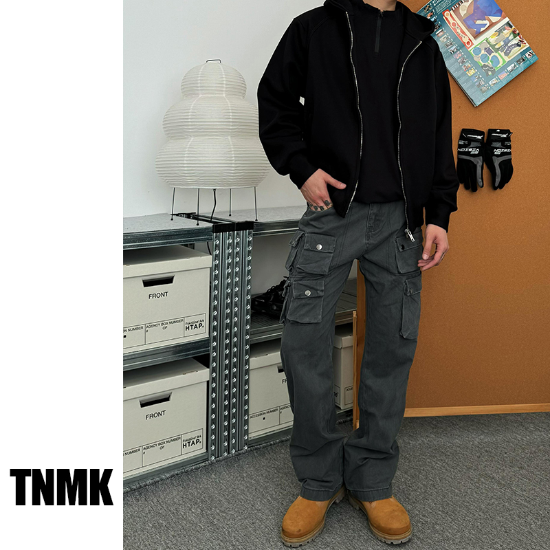 TNMK长裤多口袋工装裤美式百搭