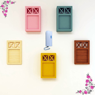 门禁可视对讲电话机遮挡装饰盒入户对讲室内机美化门铃装点遮挡箱