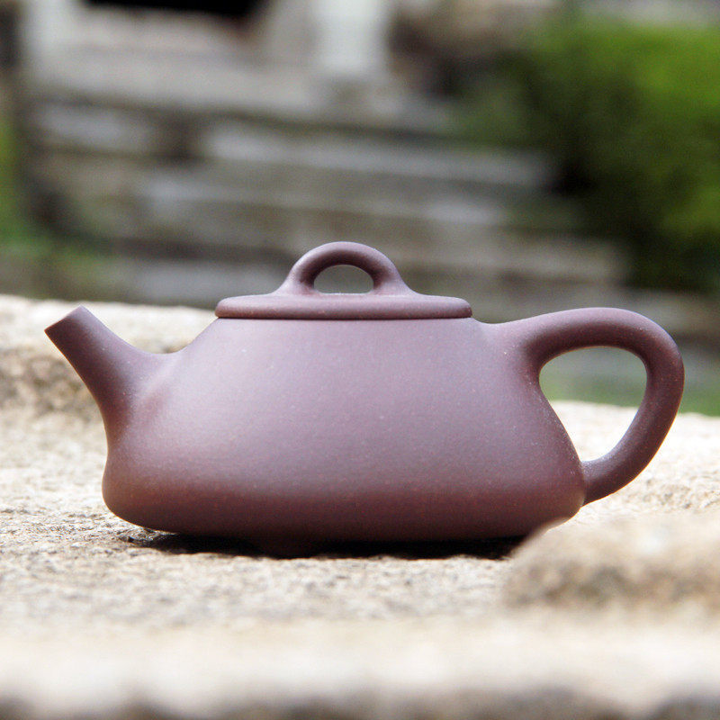 御泥阁紫砂壶全手工名家宜兴原矿紫泥 子冶石瓢