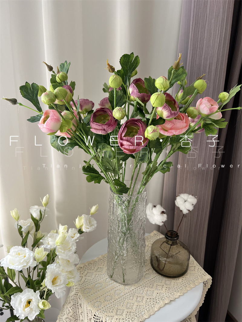 露莲假花白色婚礼洋桔梗图片