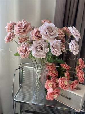 摄影曼塔仿真花婚礼布置