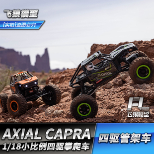AXIAL 小山羊 遥控攀爬车 UTB18 1/18 Capro RC模型车 四驱管架车