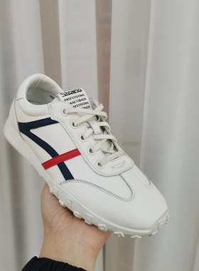 牛皮真皮阿甘鞋2026夏四季女鞋运动鞋软底低帮小白鞋女防滑豆豆底