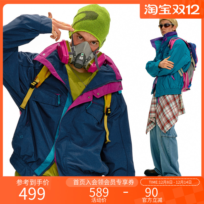 NOTHOMME户外撞色复古夹克外套