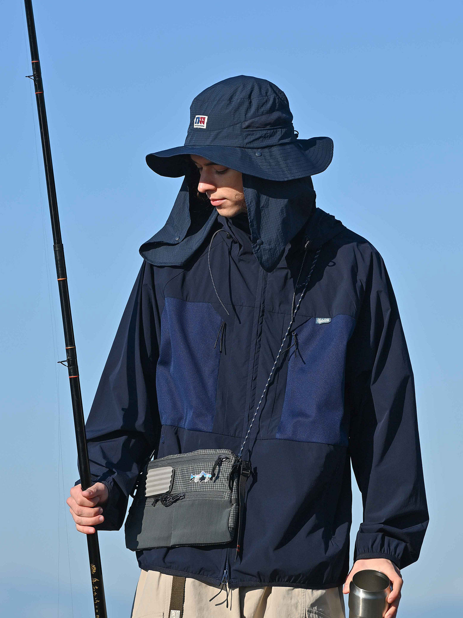 NOTHOMME 야외 경량 통기성 재킷 후드 피부 의류 태양 보호 의류 남성과 여성을위한 태양 보호 의류