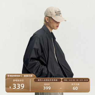 瞬时山野Monterest户外C6防泼水UPF50 防晒翻领气球下摆夹克外套
