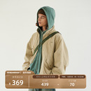 NOTHOMME 户外潮牌秋冬酵洗灯芯绒复古棉衣保暖哈灵顿夹克棉服男