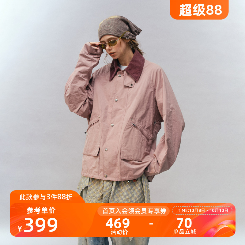 Monterest户外灯芯绒领猎装夹克