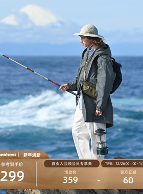 NOTHOMME170g棉锦混纺户外复古M-51鱼尾风衣中长款大衣外套男