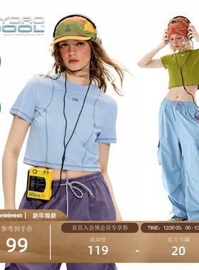 NOTHOMME 5A抗菌户外吸湿速干夏季短款LOGO印花运动短袖T恤女