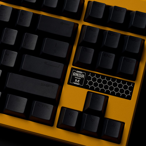 KMGQ键客经典色黑同刻原厂热升华键帽正色机械键盘帽大全套个性
