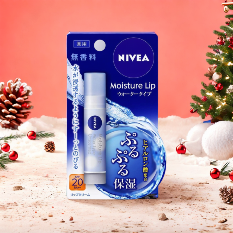 日本nivea妮维雅水润型润唇膏