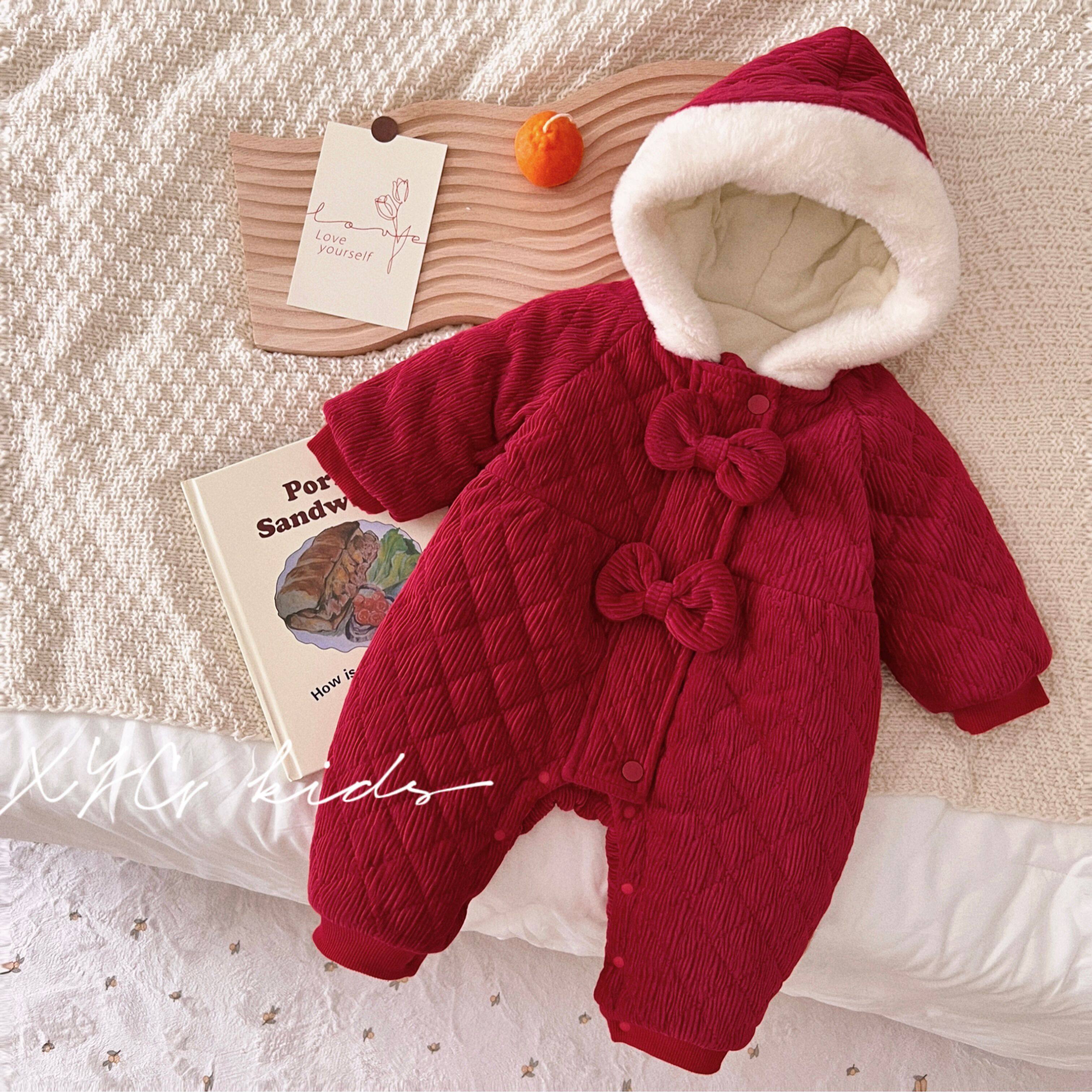 新生儿冬装宝宝连体衣服洋气超萌加厚夹棉服一岁冬季外出过年拜年,童装/婴儿装/亲子装,连身衣/爬服/哈衣,淘宝优惠券,粉丝福利购,淘宝优惠卷