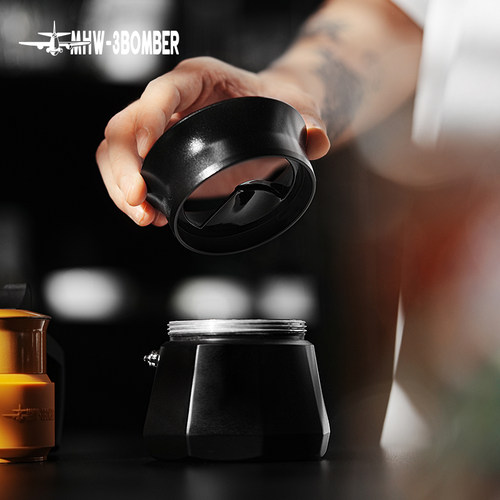 轰炸机摩卡壶布粉器-官方正品