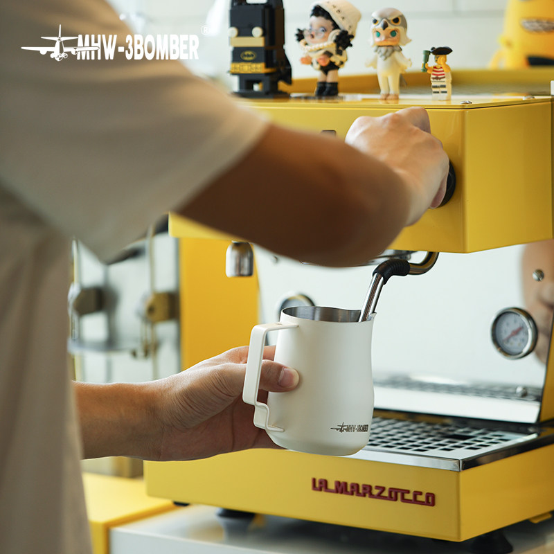 MHW-3BOMBER轰炸机拉花杯 涡轮打奶缸 不锈钢鹰嘴意式打奶泡450ml,餐饮具,拉花缸/拉花杯/打奶缸,淘宝优惠券,粉丝福利购,淘宝优惠卷