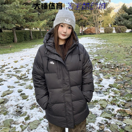 NIKE/耐克Sportswear CLUB THERMA-FIT黑色百搭羽绒服 IB2974-010