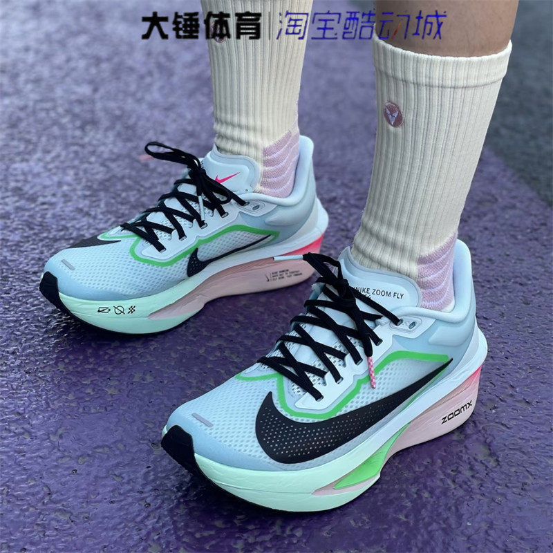 Nike/耐克ZOOM FLY 6蓝色女款轻便柔软休闲运动跑步鞋FN8455-402
