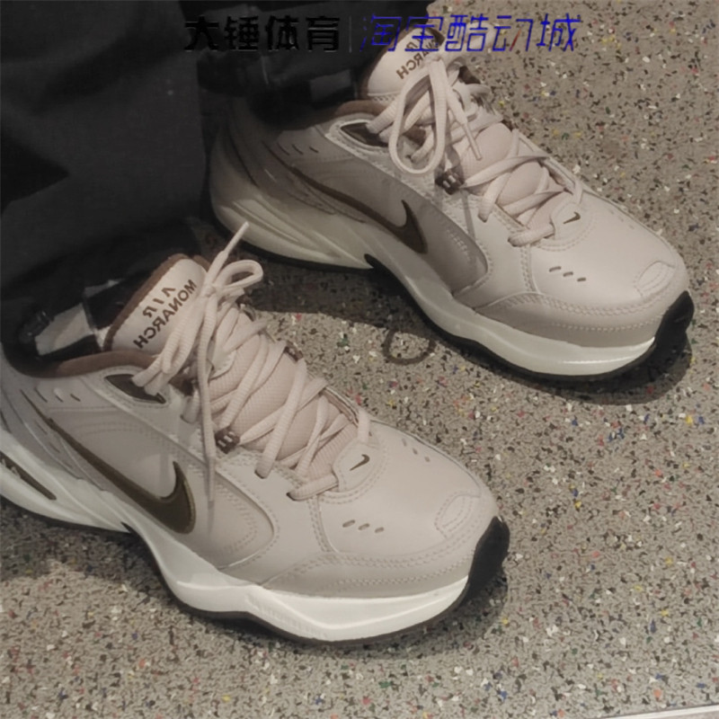 Nike/耐克Air Monarch 4男款灰色运动低帮生活休闲鞋415445-200