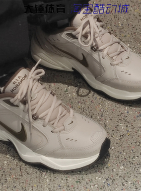 Nike/耐克Air Monarch 4男款灰色运动低帮生活休闲鞋415445-200