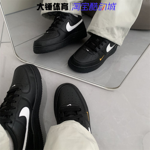 Nike/耐克Air Force 1 Lv8黑色百搭舒适低帮休闲板鞋HF0095-001