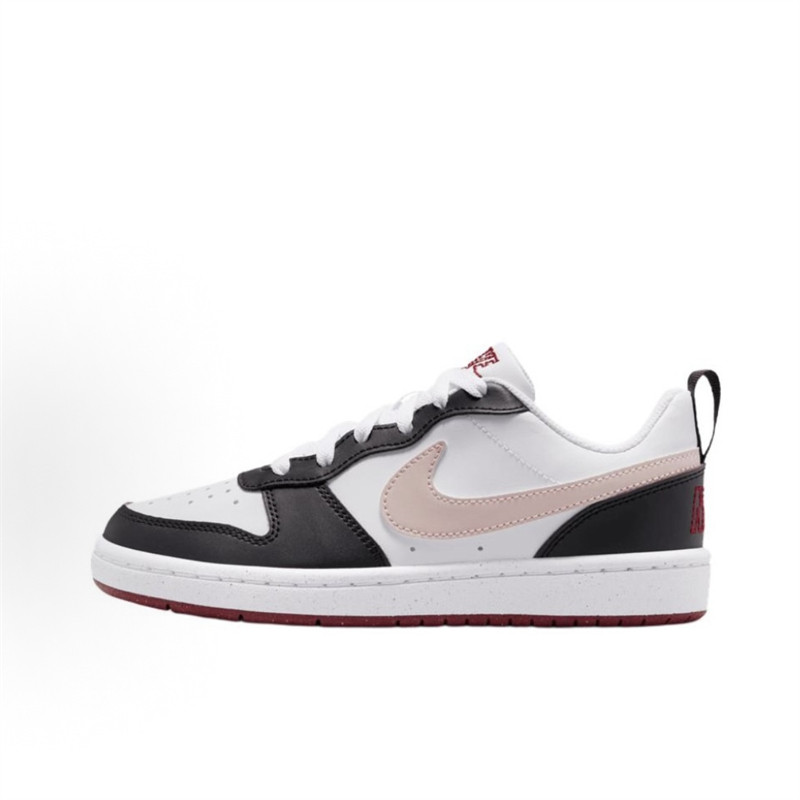 Nike/耐克Court Borough白黑粉轻便百搭女鞋休闲板鞋IF3402-100