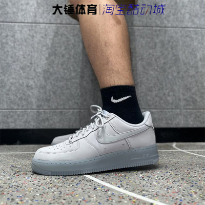 Nike/耐克Air Force 1AF1空军一号男鞋黑色灰色板鞋CJ9179-001