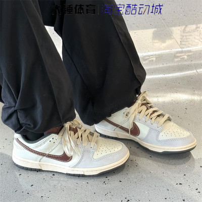 Nike/耐克Dunk 低帮男女白红复古时尚百搭舒适休闲板鞋IM6670-202