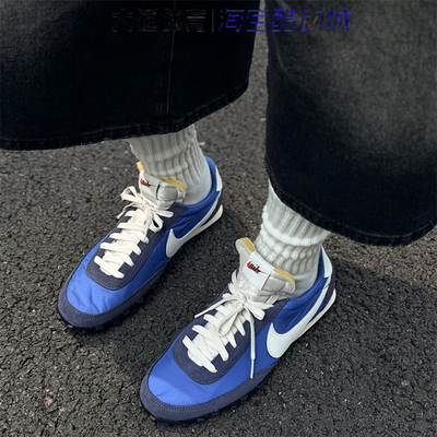Nike/耐克Waffle Racer蓝白舒适贴合低帮舒适休闲鞋IM8658-401