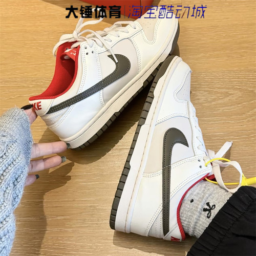 Nike/耐克Dunk Low米绿马年限定儿童款舒适休闲板鞋IQ9793-020